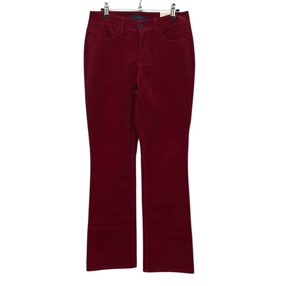 Talbots Red‎ Corduroy Trousers Flare Boot Cute Pants